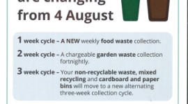 Bin Collection Changes from 4 August 2025