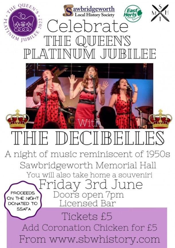 Sawbridgeworth Local History Society -  Celebrate the Queen’s Platinum Jubilee - The Decibelles