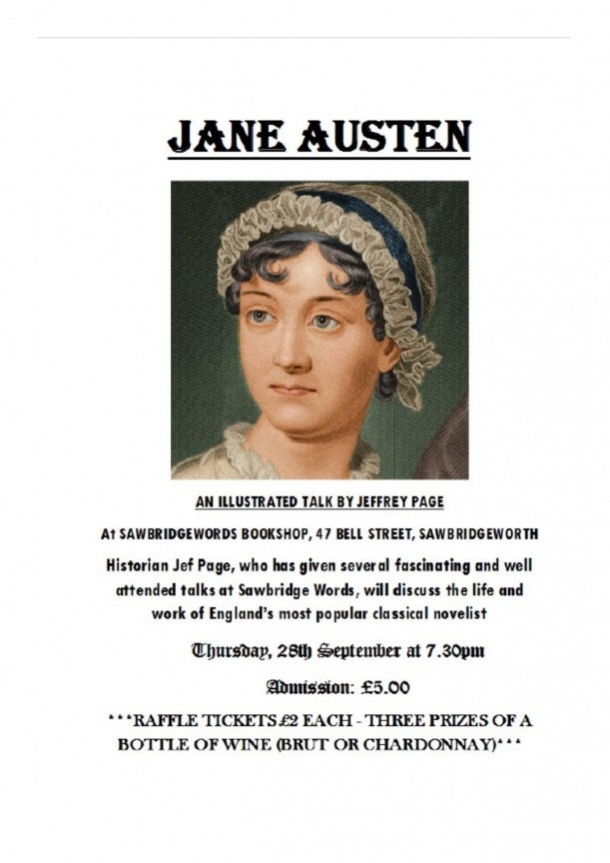 Sawbridge Words Jane Austen Talk
