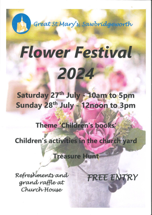 Flower Festival 2024- Great St Mary’s Church - Saturday 27 July 24