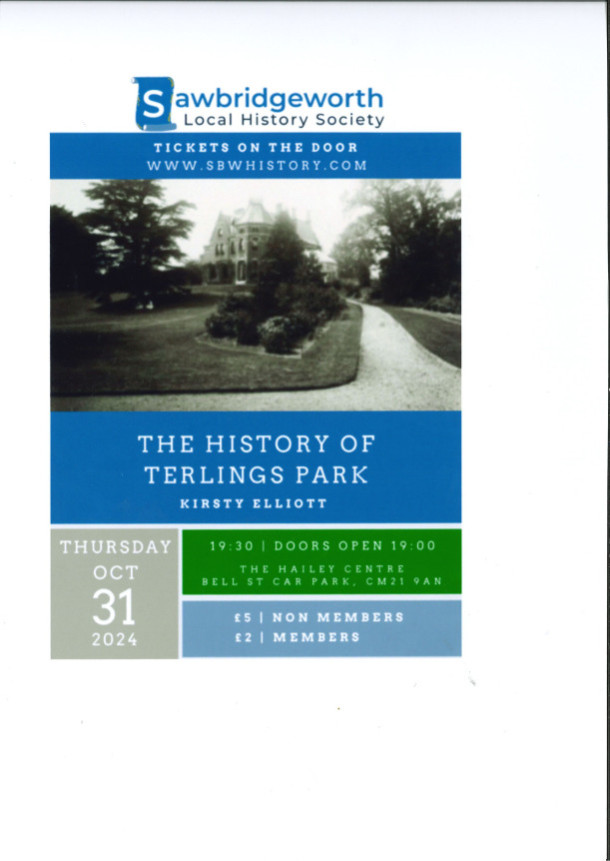 Sawbridgeworth Local History Society - The History of Terlings Park