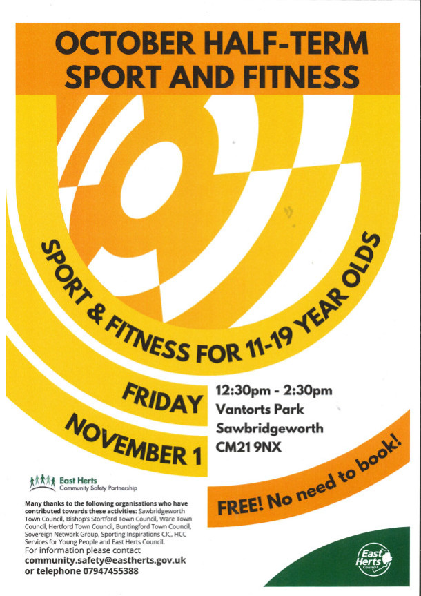 Free Sports & Fitness Session for 11-19yr olds @ Vantorts Park