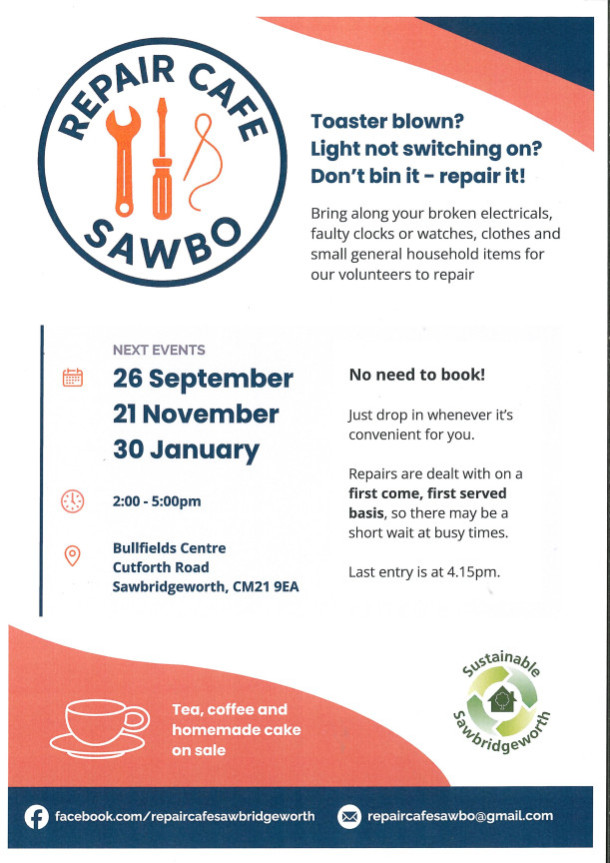 Repair Cafe - 30 January 2026