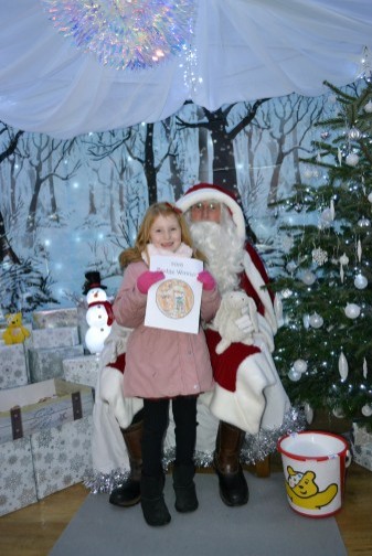 Our 2018 Badge Winner meets Father Christmas